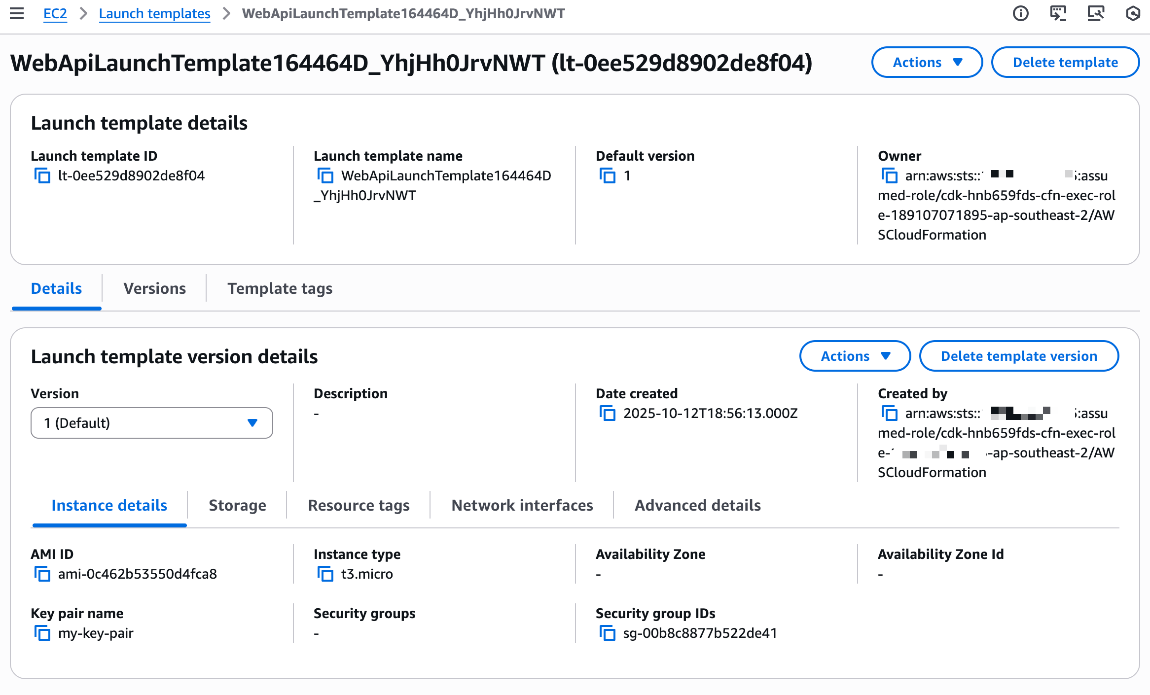 Amazon EC2 Launch Templates