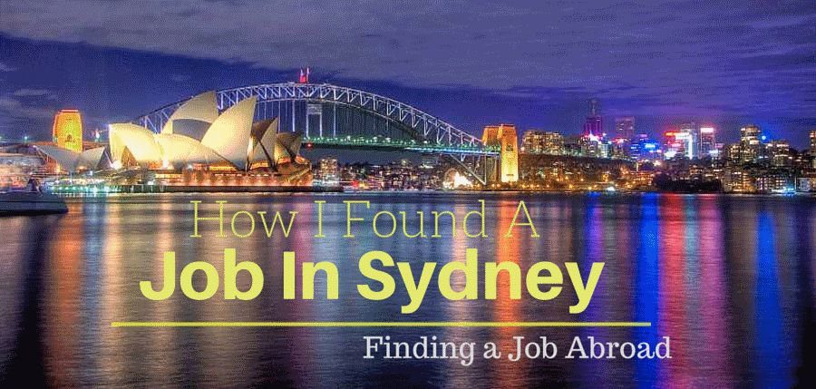 How I found a job in Sydney