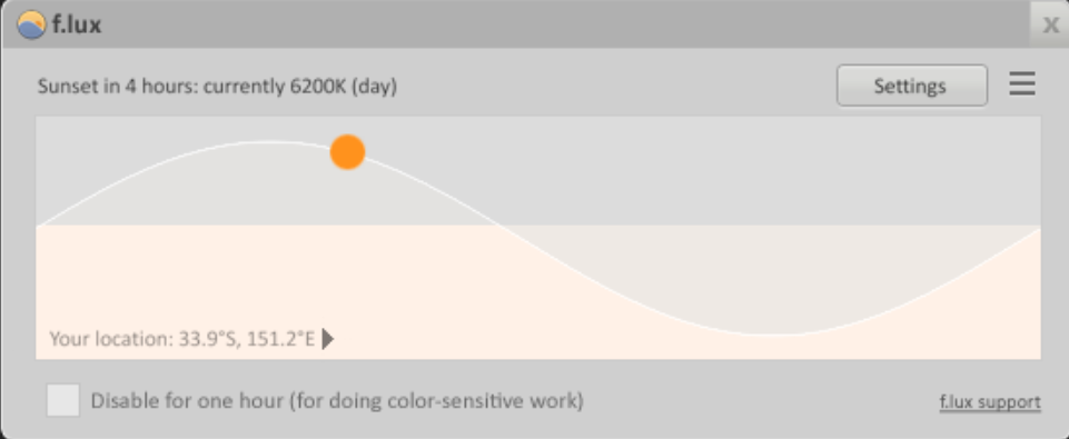 Flux Current Setting