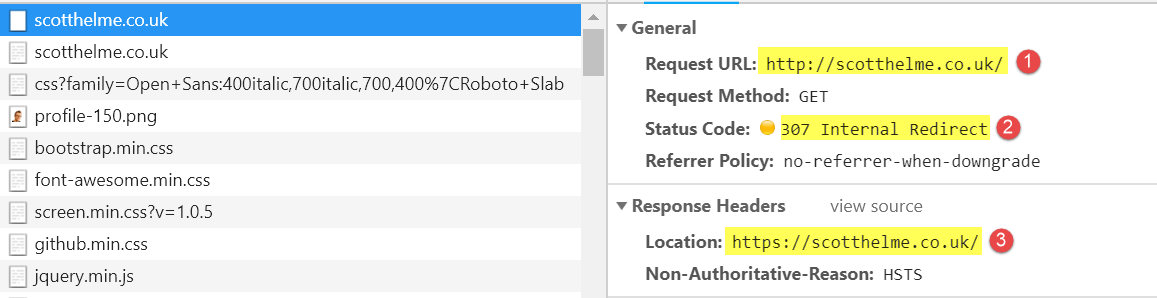 HSTS preload request flow