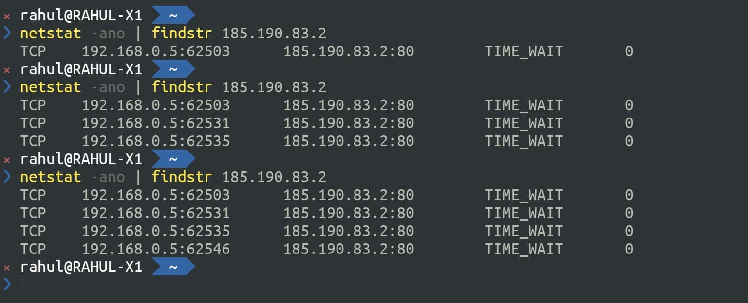 Each request to the API opens a new socket and a connection to the external API. It leads to socket exhaustion problem.