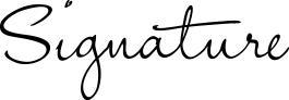 Your Signature