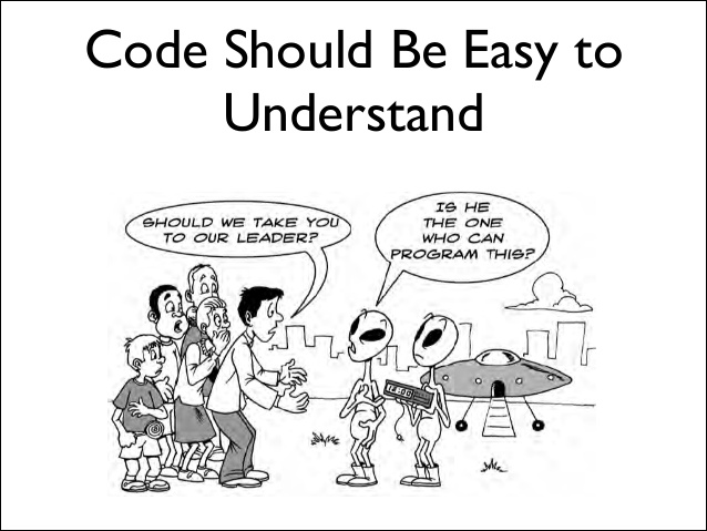 Code should be readable