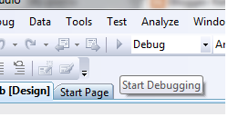 visual studio debug not working